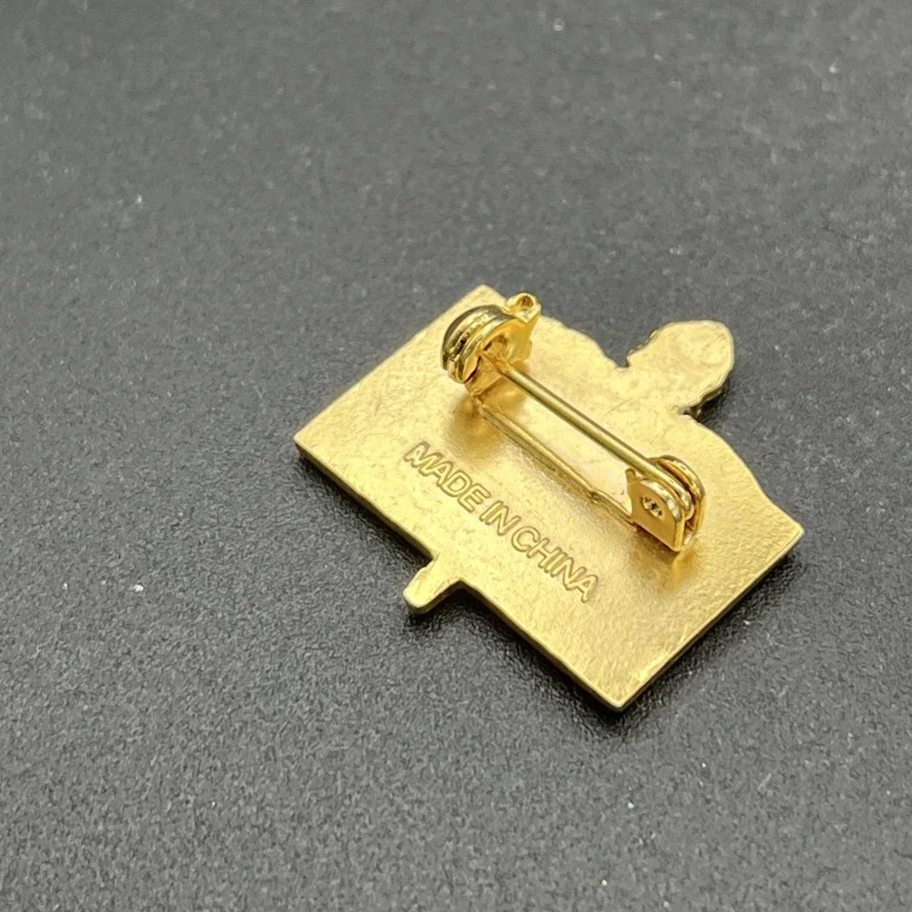 Partners In Education Book Torch‎ Lapel Hat Pin
